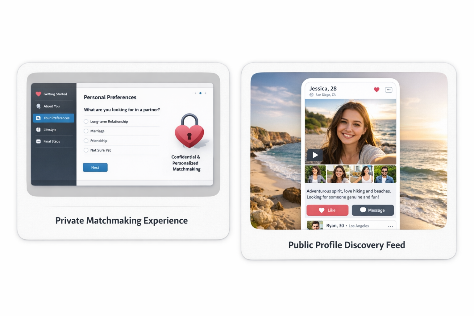 Public Profile Discovery Feed
